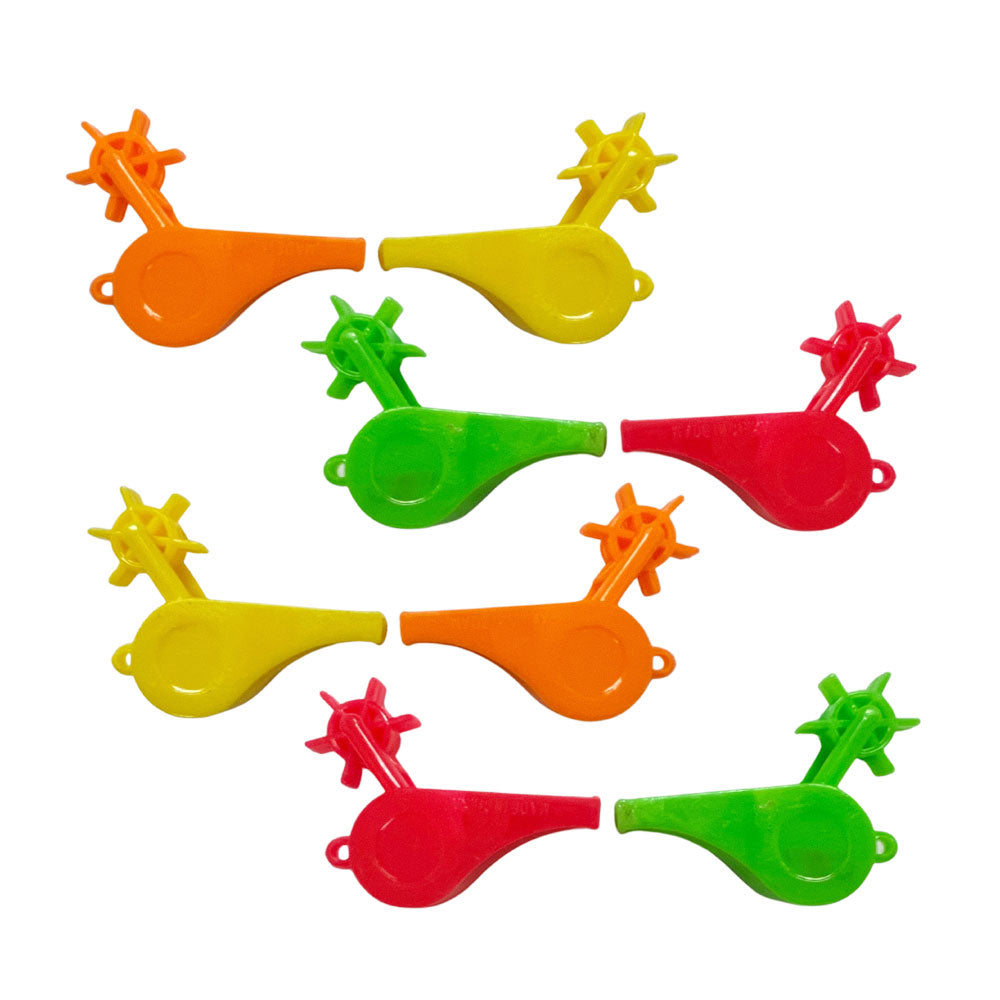 8 Pcs. Pinwheel Whistles (24 Packs)