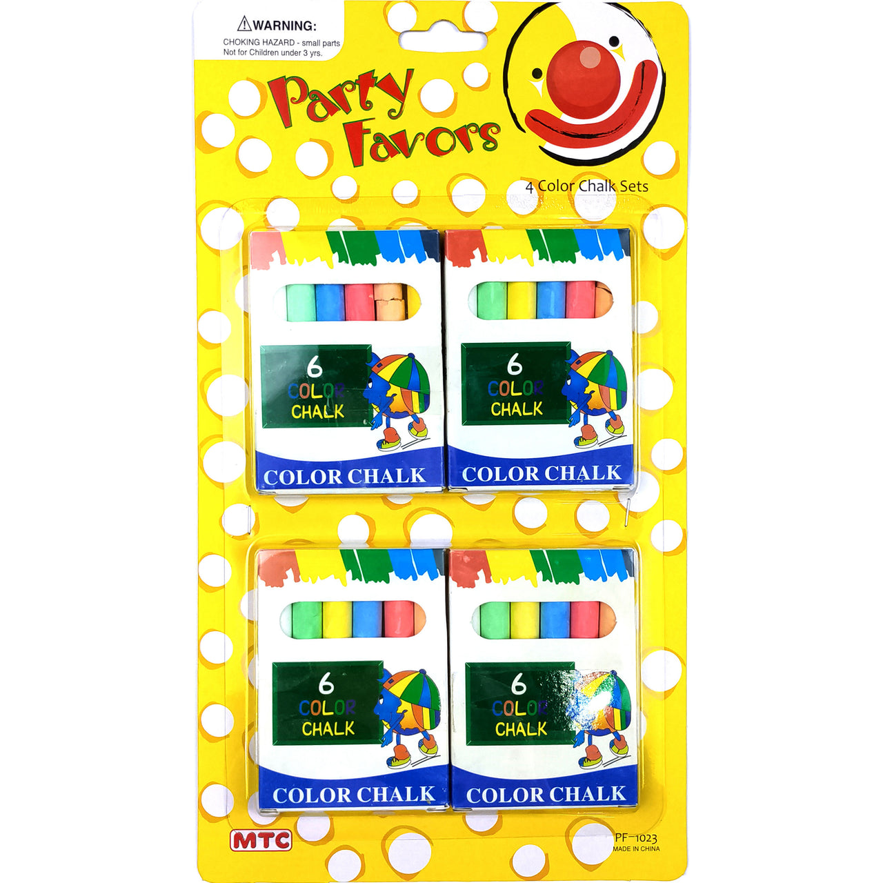4 Pcs. Colored Chalk Sets (24 Packs)