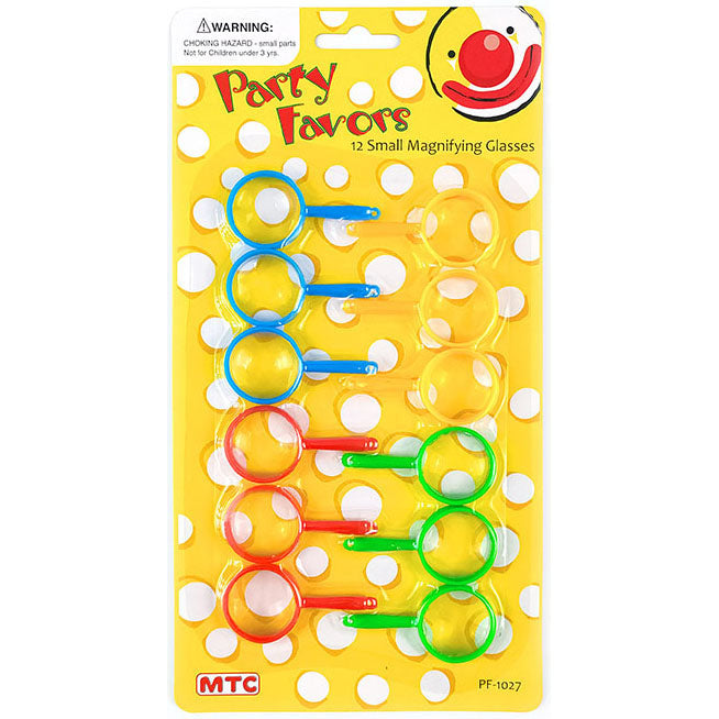 12 Pcs. Small Magnifying Glasses (24 Packs)