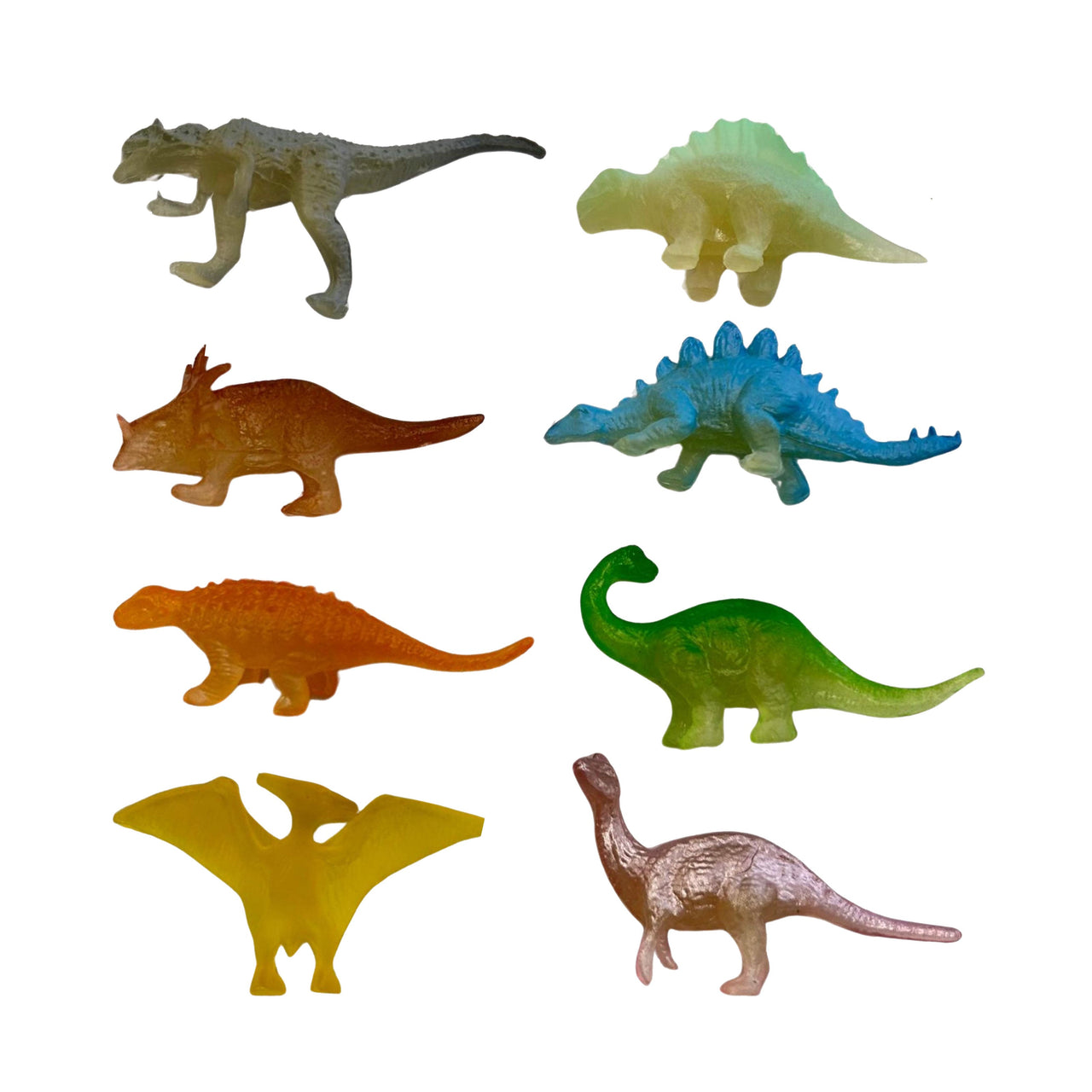8 Pcs. Small Dinosaurs - Assorted (24 Packs)