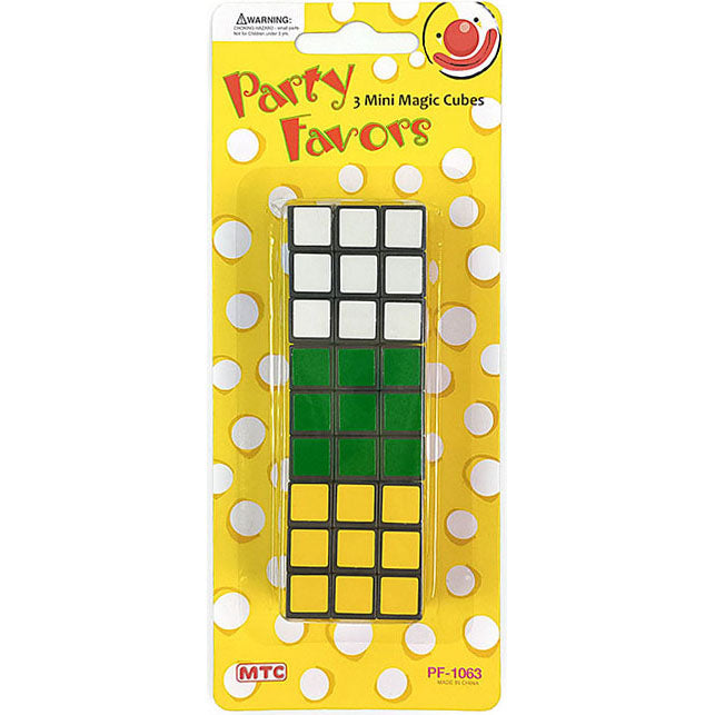 3 Pcs. Mini Magic Cubes (24 Packs)