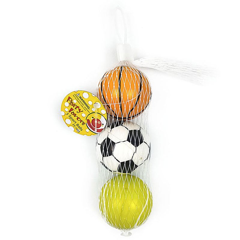 3 Pcs 1.8" Sport Balls (24 Packs)