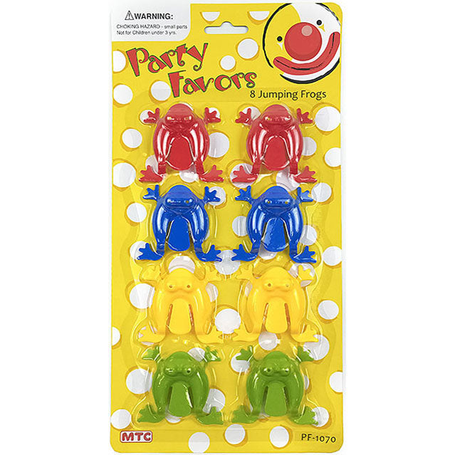 8 Pcs. Jumping Frogs (24 Packs)