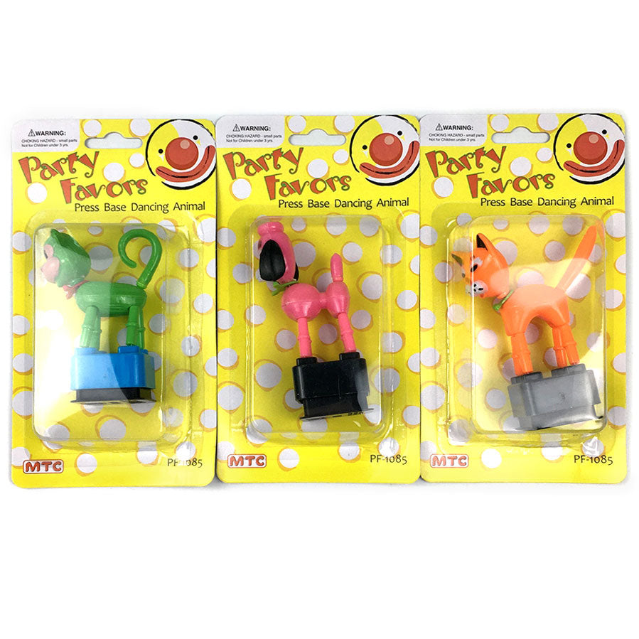 Press Base Dancing Animal (24 Packs)