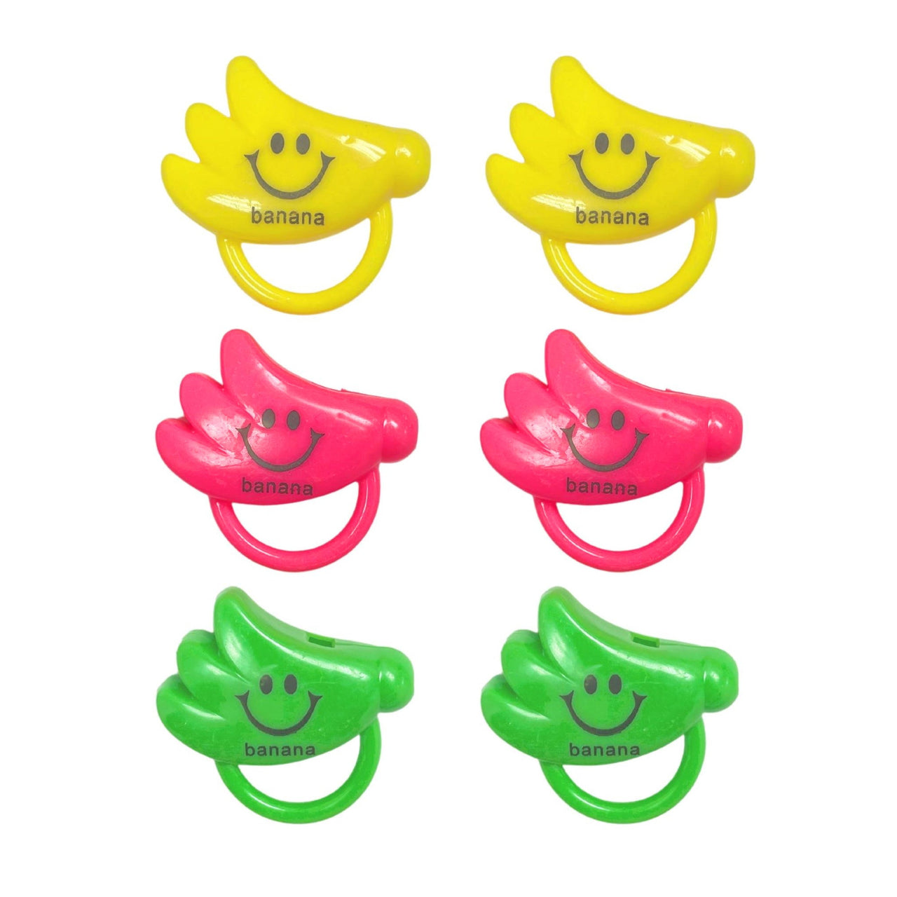6 Pcs. Funny Banana Whistles (24 Packs)