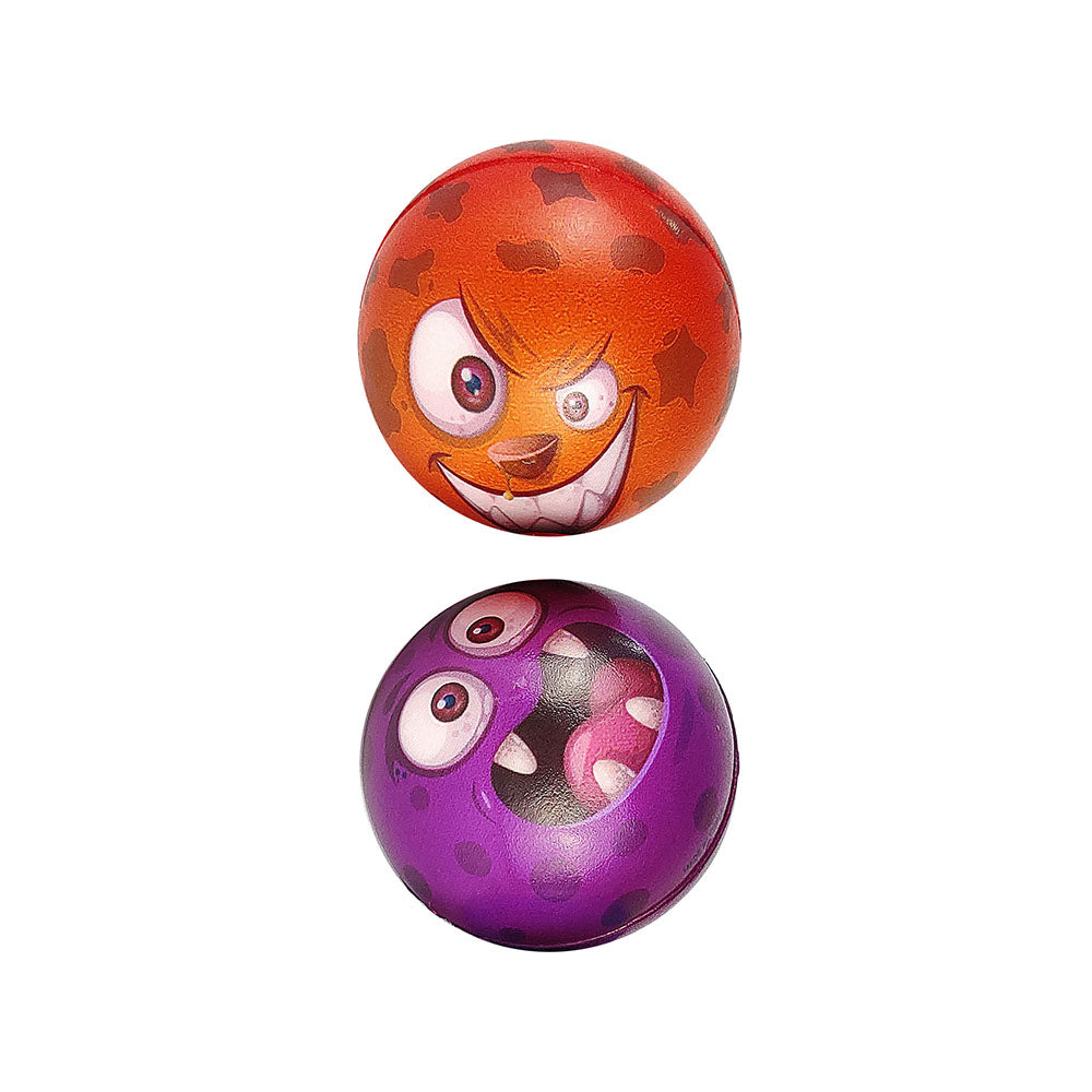 2 Pcs. 2.5" Monster Face Balls (24 Packs)