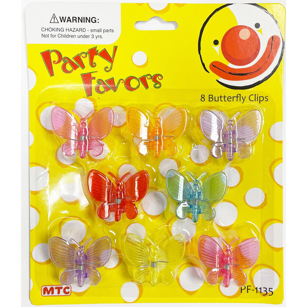 8 Pcs. Butterfly Clips (24 Packs)