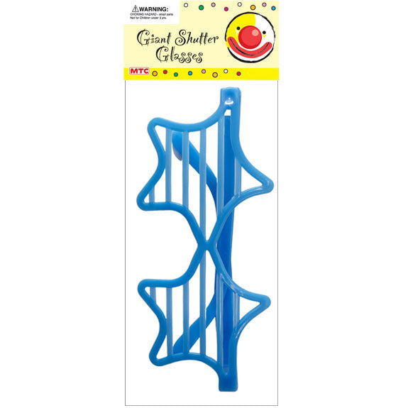 Giant Star Shutter Glasses - Assorted (24 Packs)