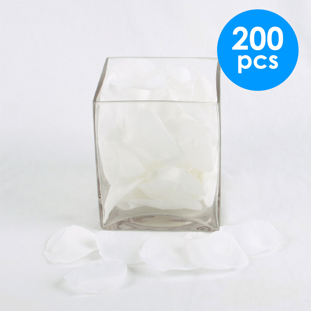 200 Pcs. Rose Petal-White (24 Packs)