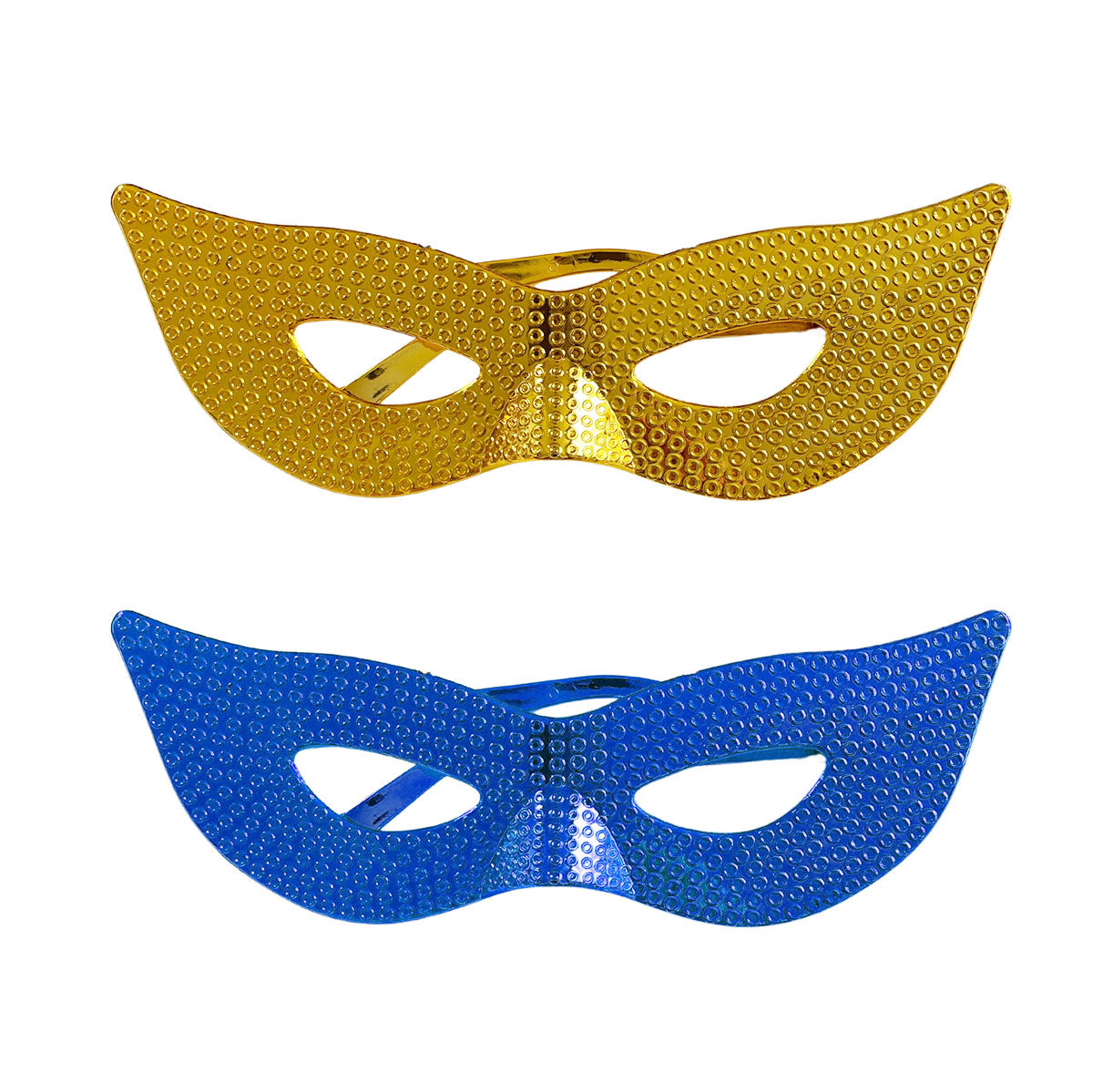 2 Pcs. Shiny Mask Glasses  - Assorted (24 Packs)