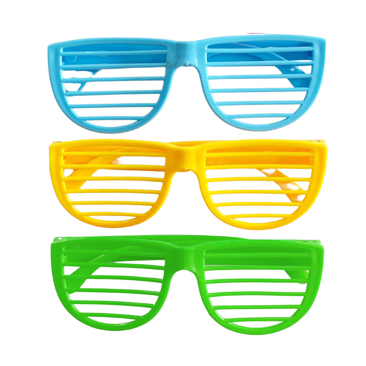 3 Pcs. Medium Cat Eye Shutter Glasses (24 Packs)