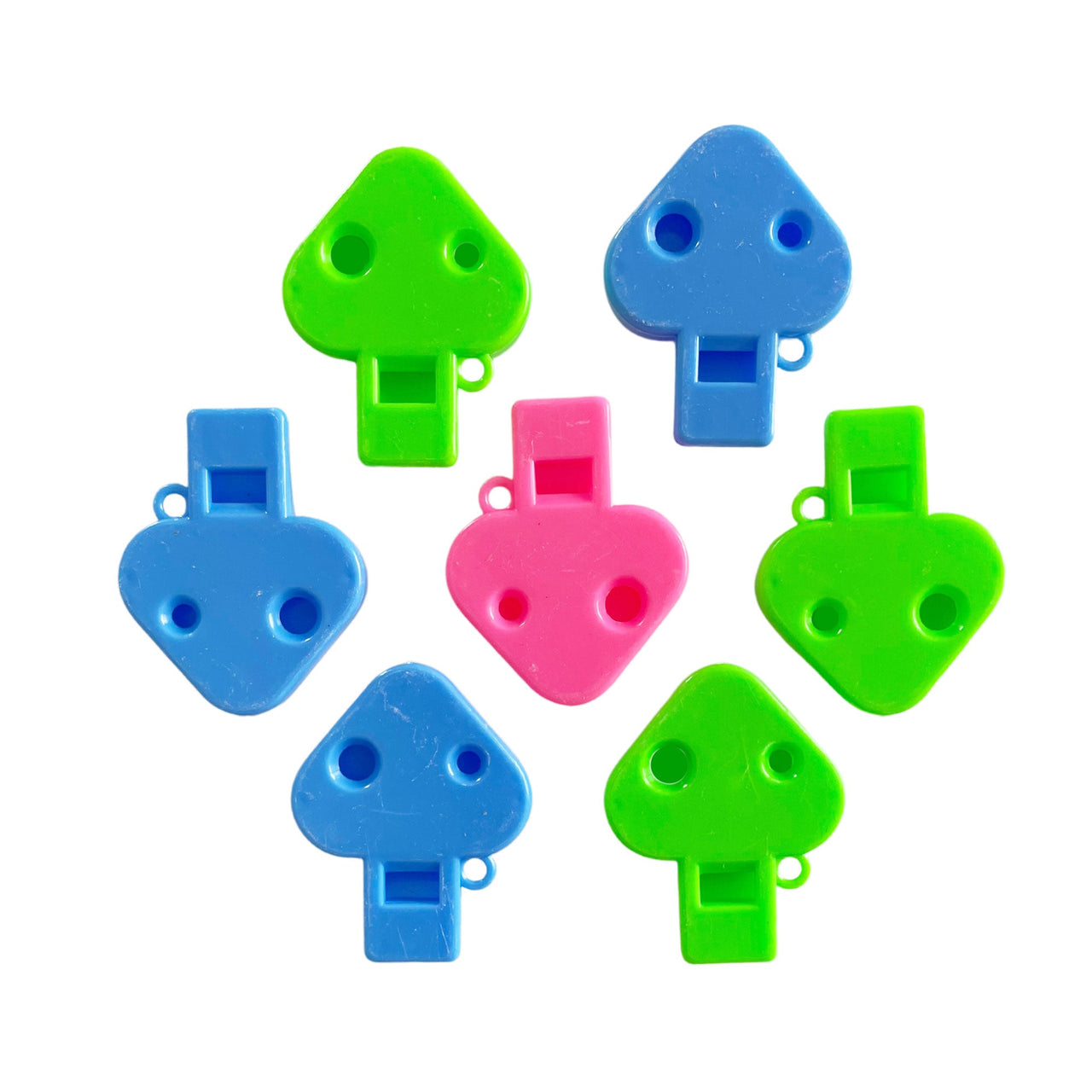 7 Pcs. Spade Whistles (24 Packs)