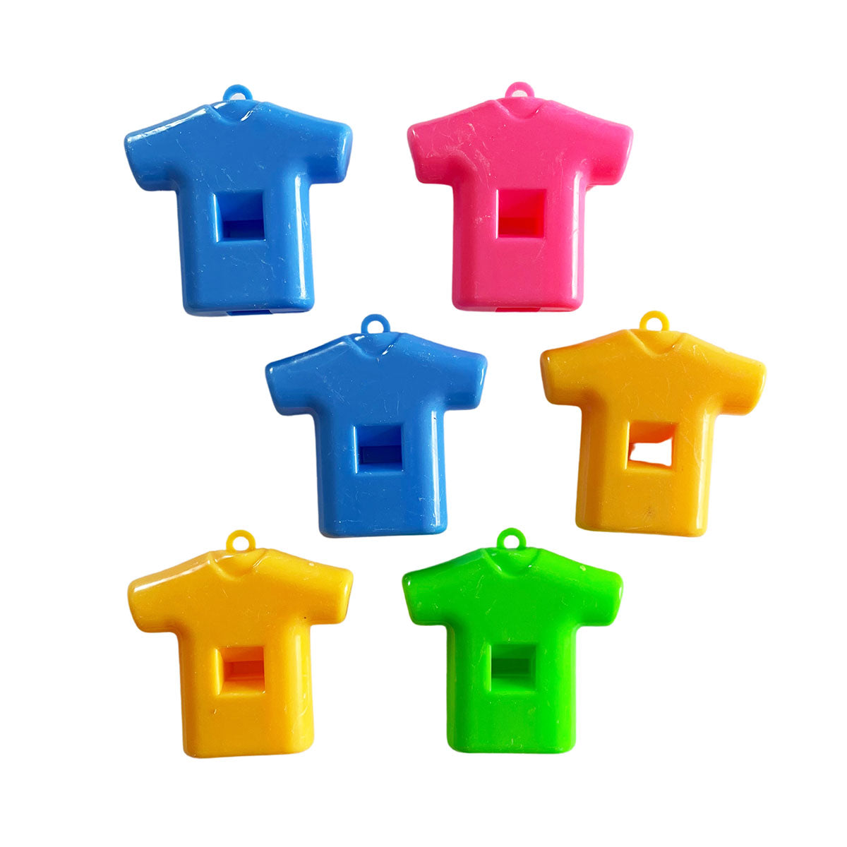 6 Pcs. Sport Shirt Whistles (24 Packs)