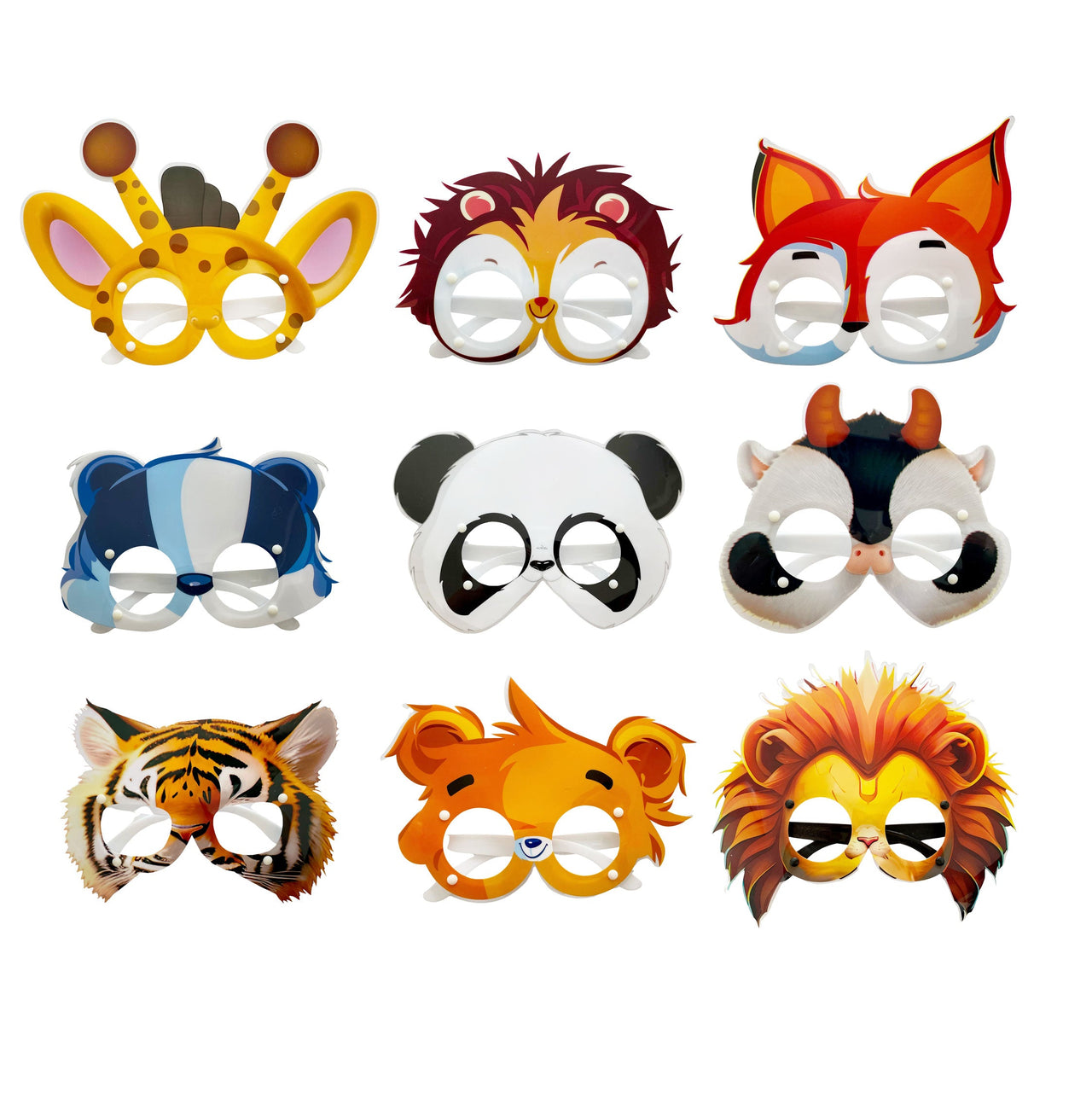 Animals Mask Glasses - Assorted (24 Packs)