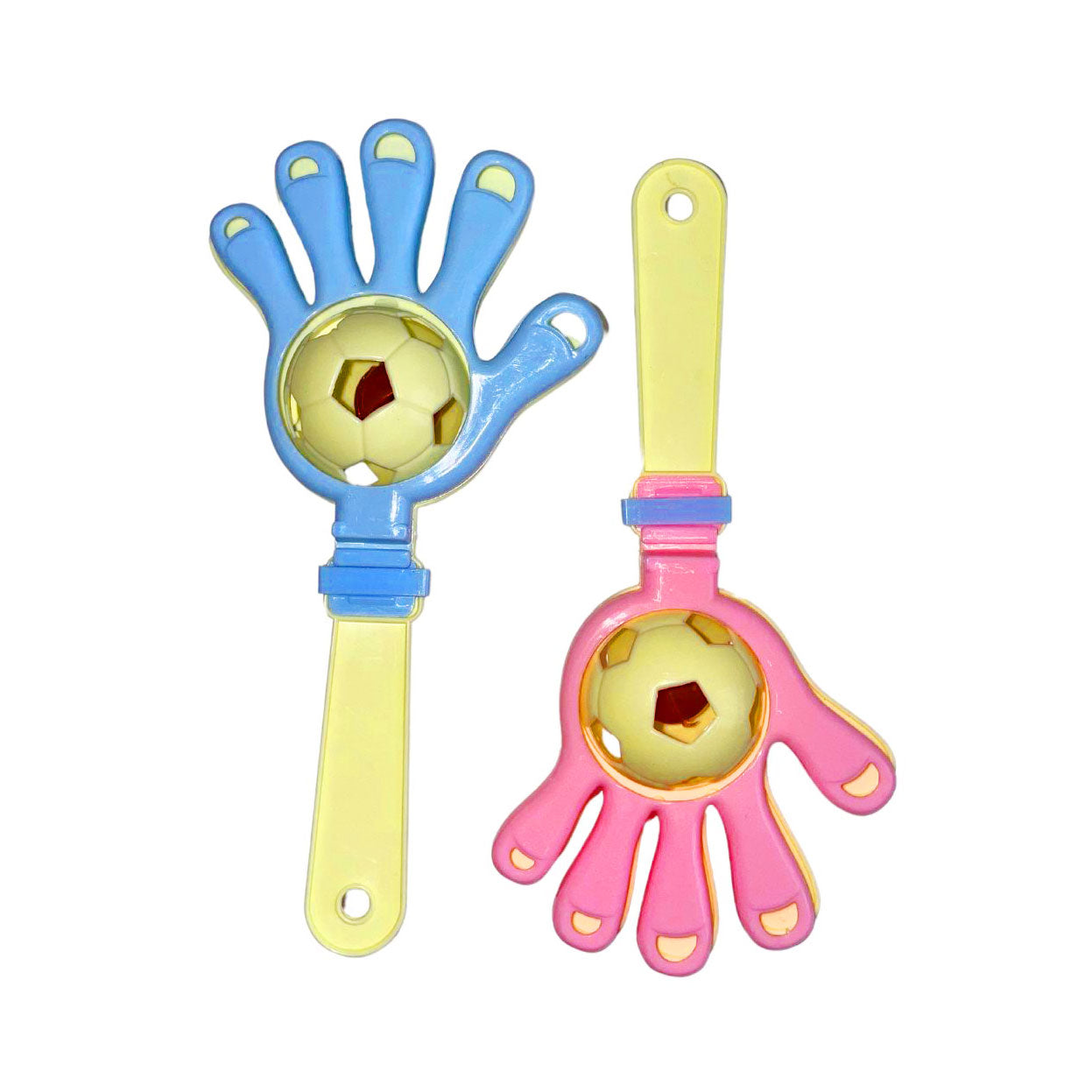 2 Pcs. Hand Clapper W/ Bell (24 Packs)