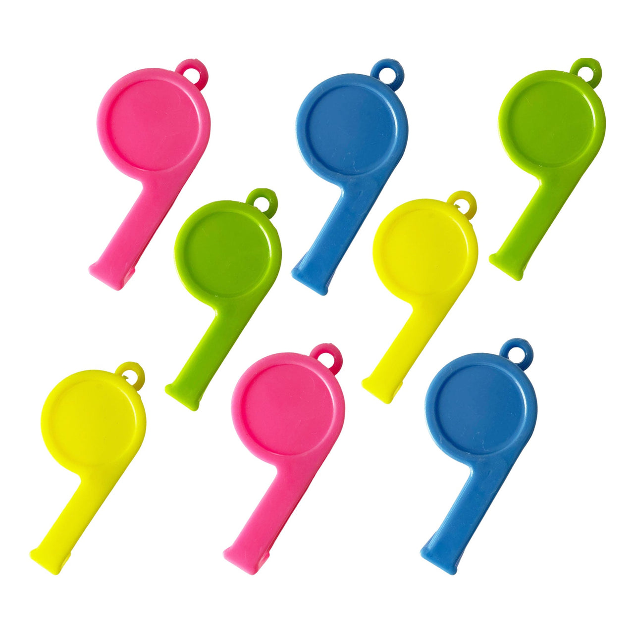 8 Pcs. Colorful Whistles (24 Packs)