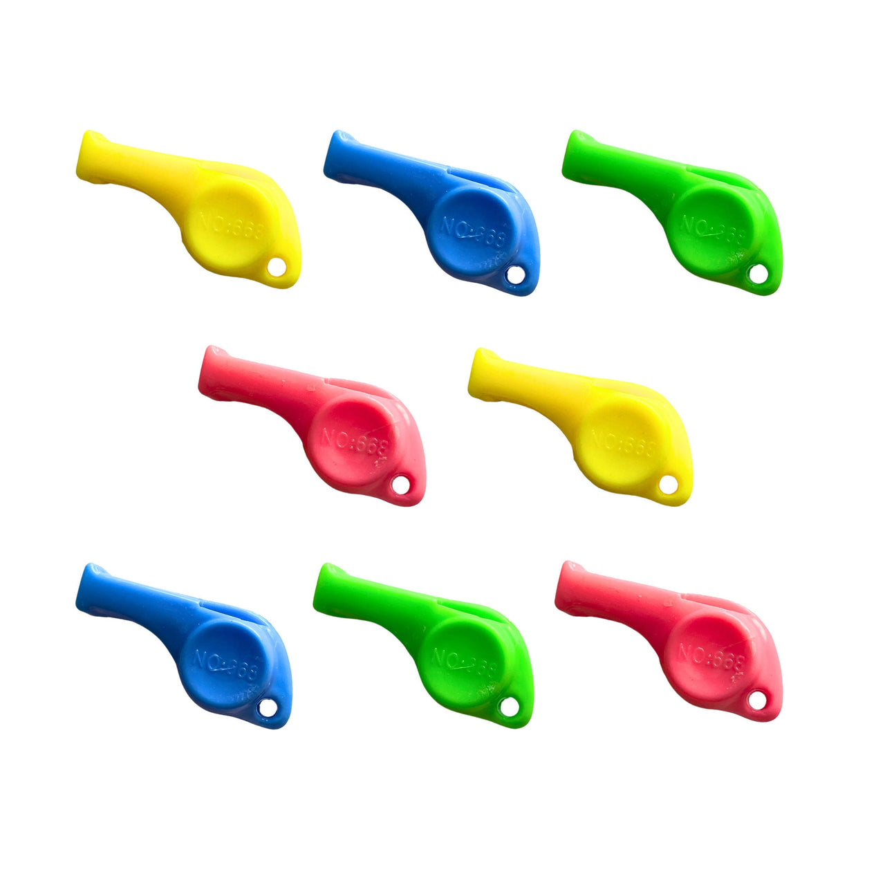 8 Pcs. Loud Whistles (24 Packs)