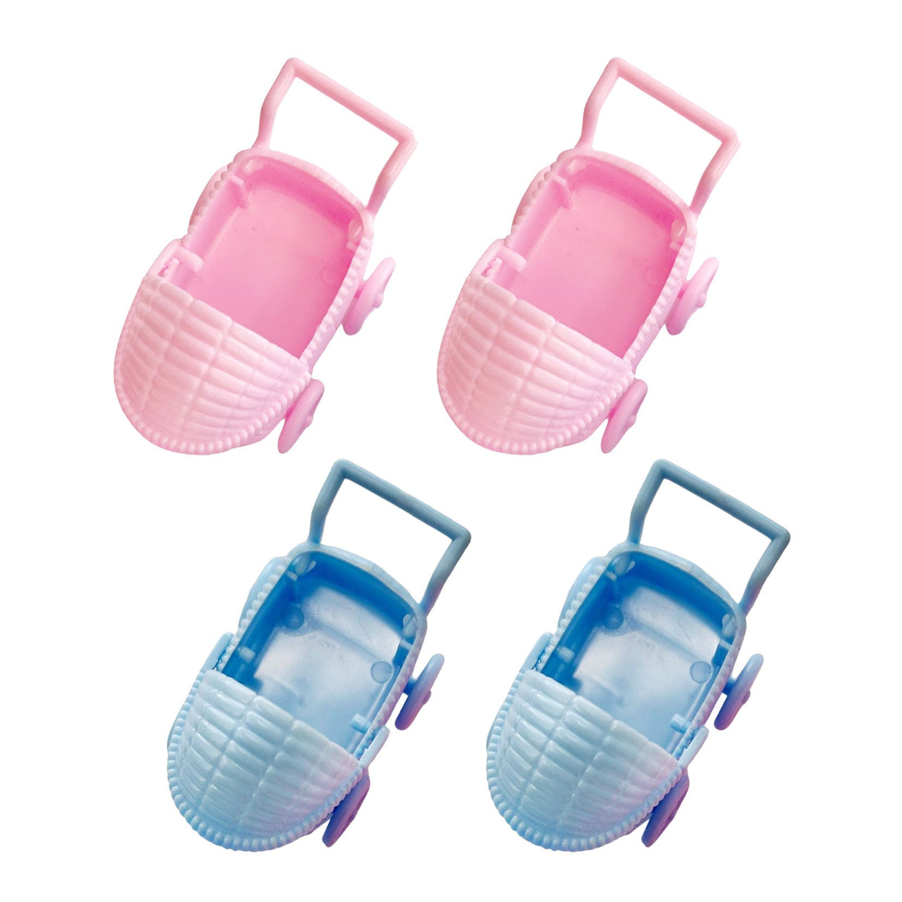 2 Pcs. Baby Trolleys - Pink Blue (24 Packs)