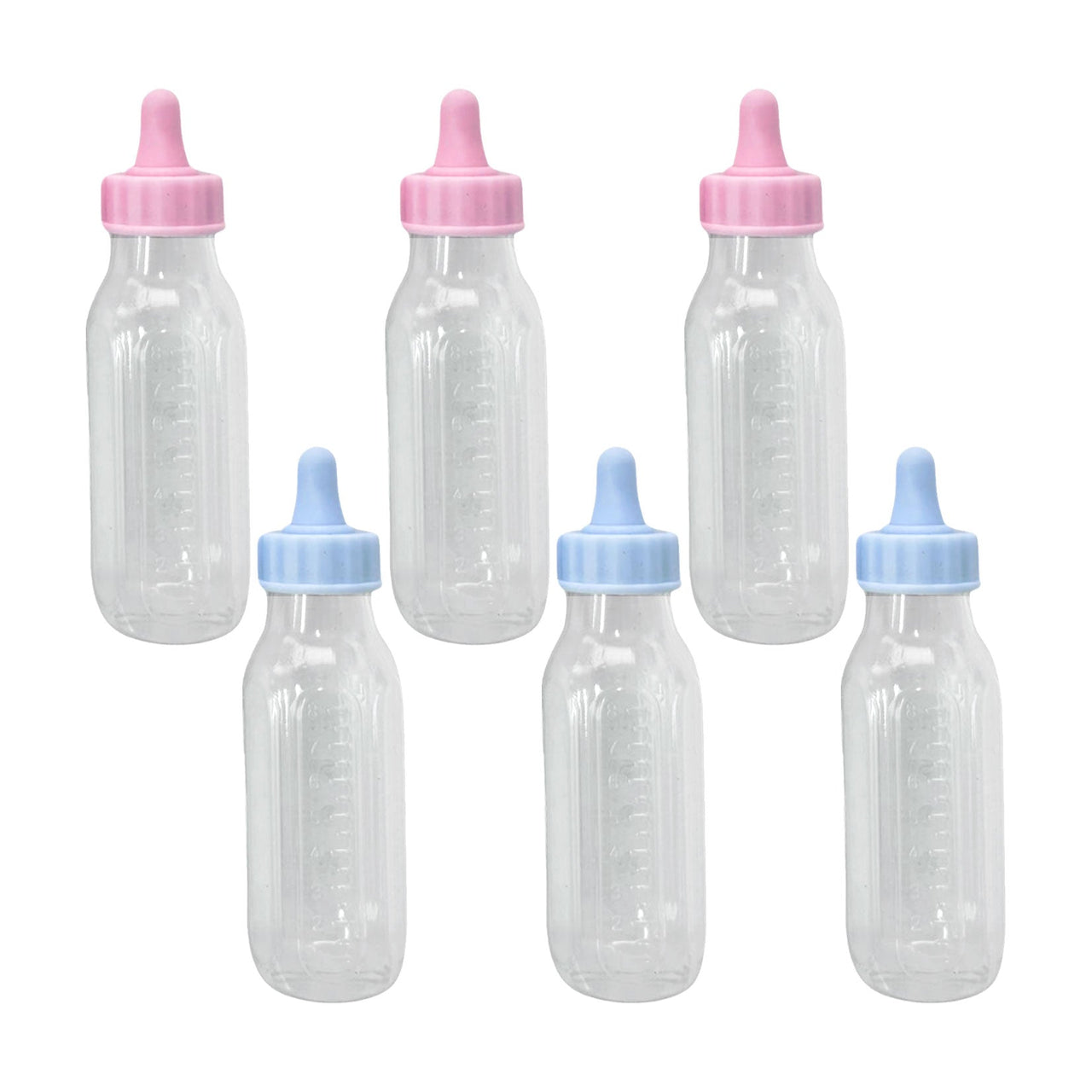 3 Pcs. Baby Bottles - Pink Blue (24 Packs)