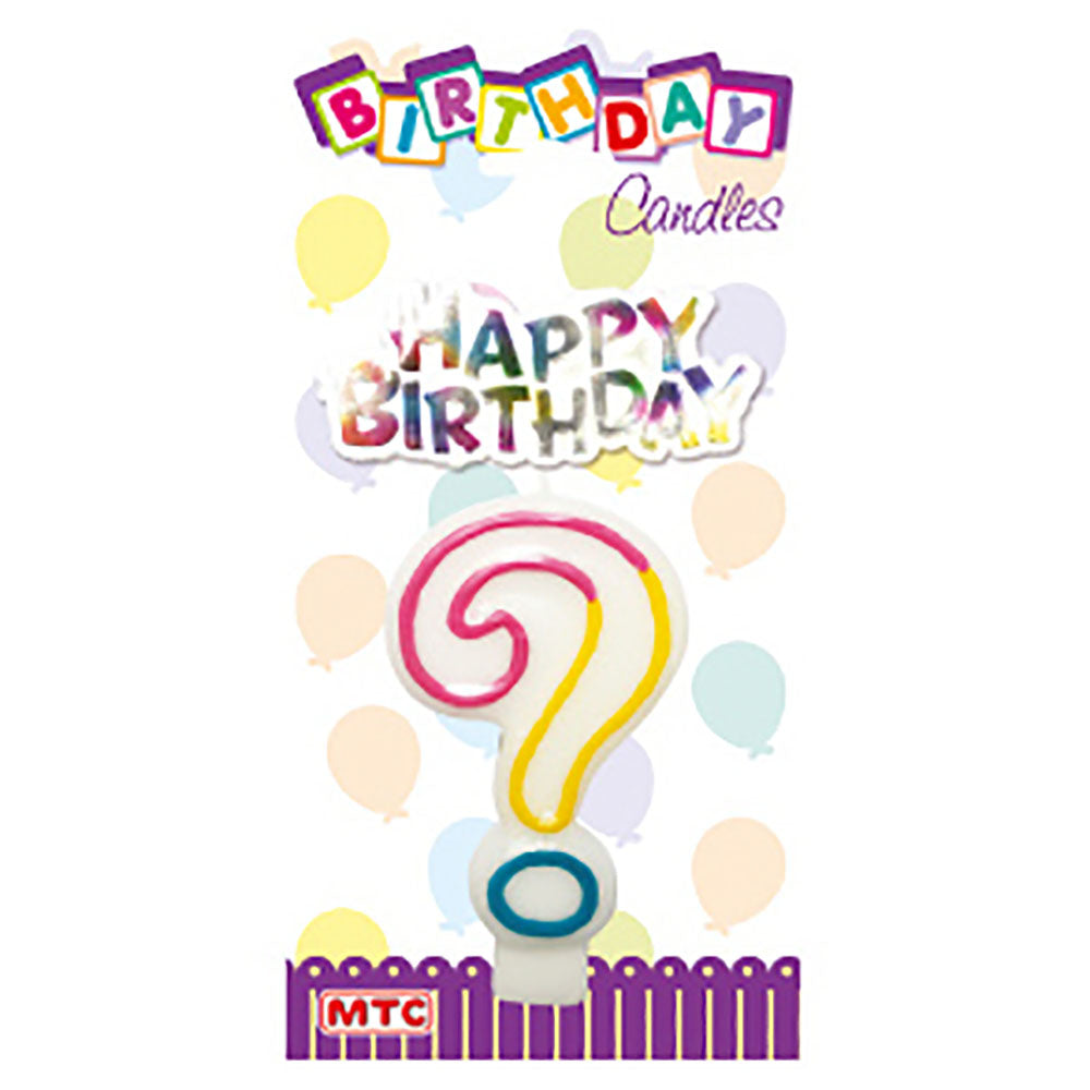 Candle With Topper - #? (24 Packs)