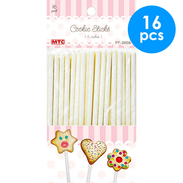 16 Pcs. 6"x5.5 mm Cookie Sticks (24 Packs)