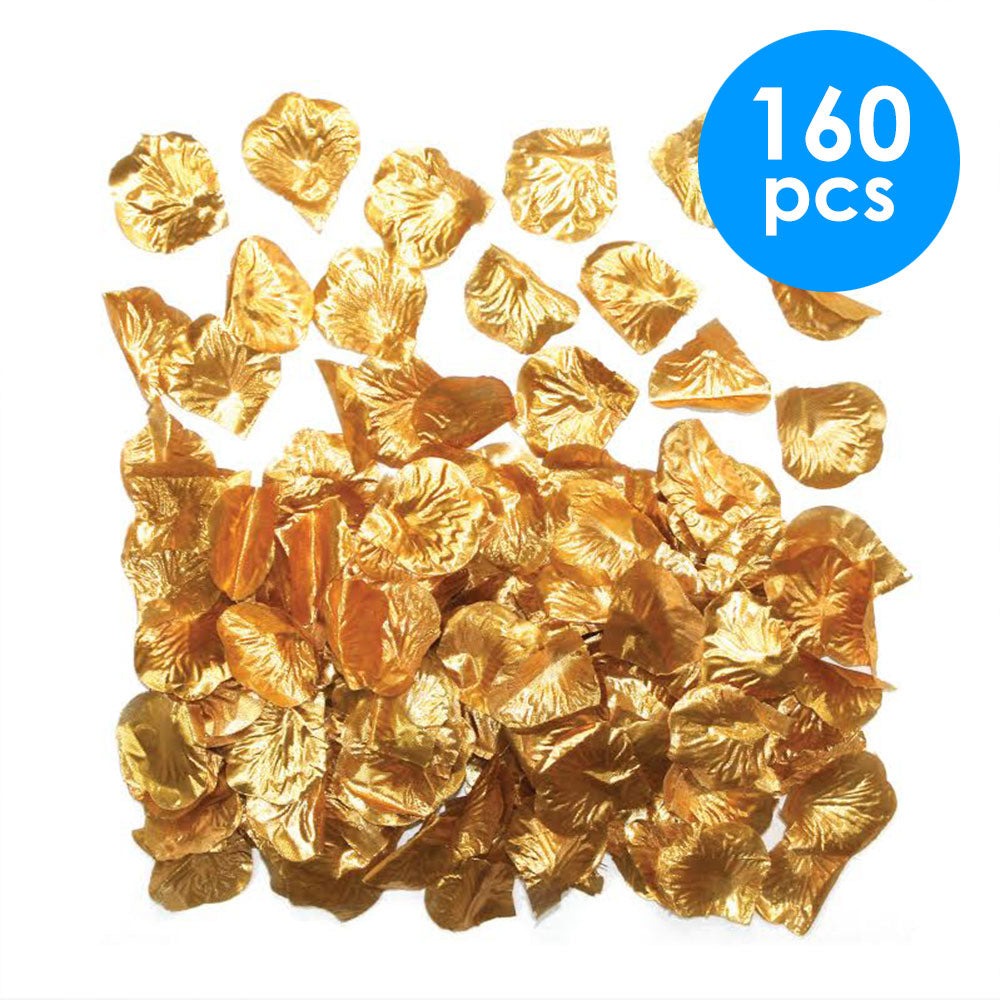 160 Pcs. Rose Petal - Gold (24 Packs)