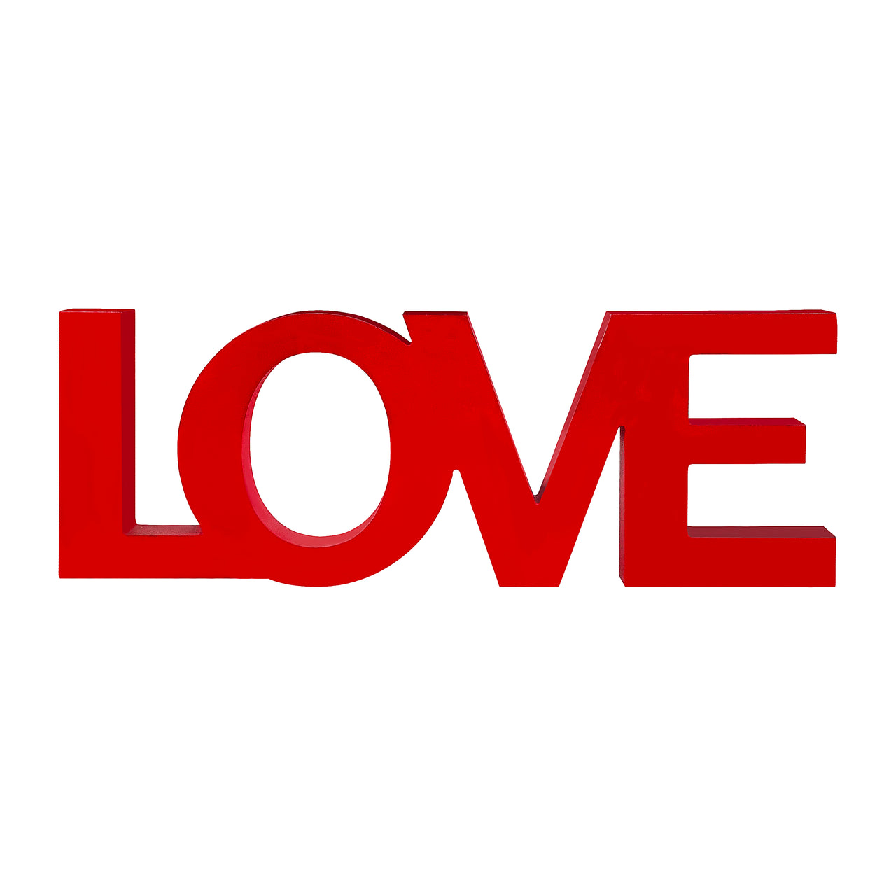 14" Wood Love - Red (12 Packs)