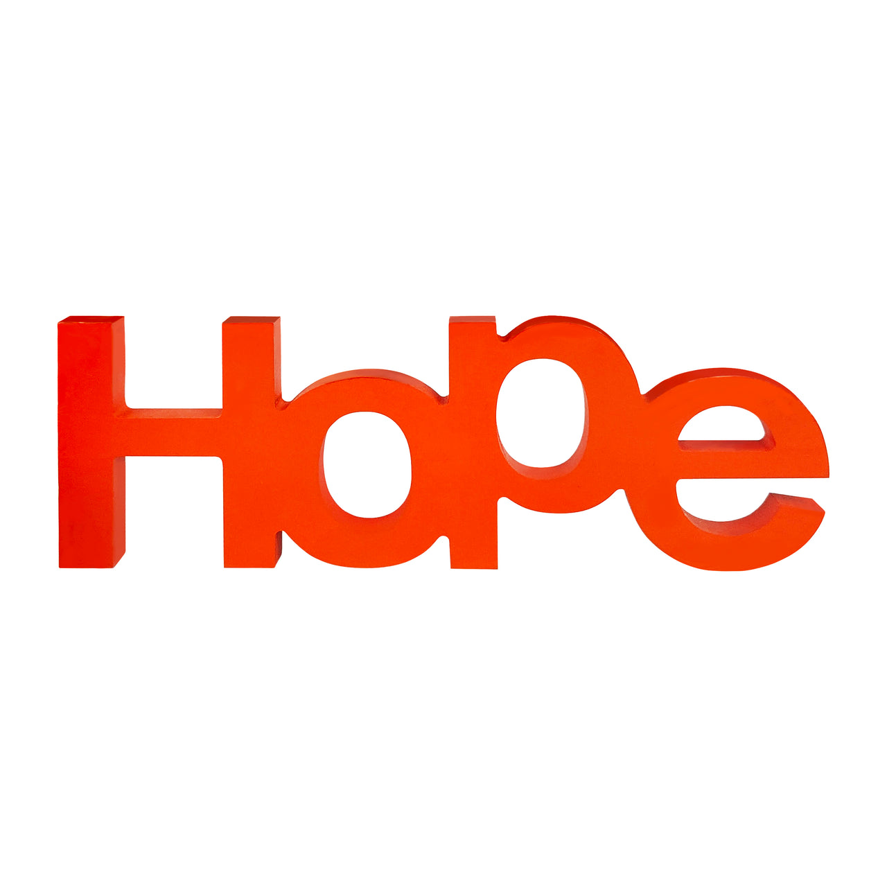 14" Wood Hope - Orange (12 Packs)