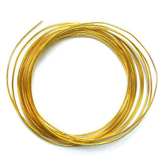 1.5 ft x 1.5 mm Craft Wire - Gold (24 Packs)