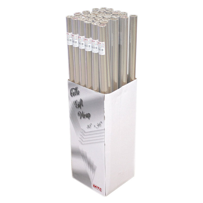 30"x96" Clear Cello Wrapping Roll (72 Rolls)