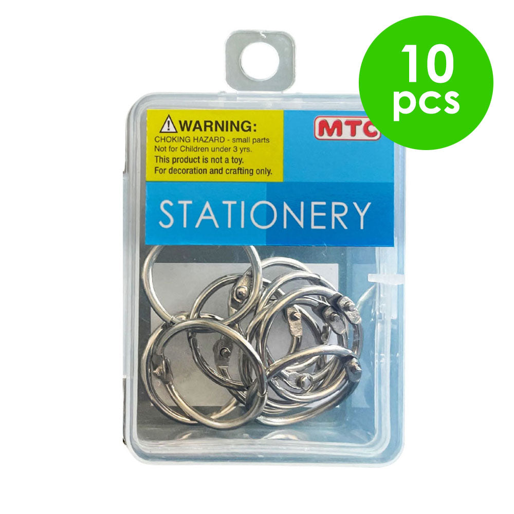 10 Pcs. 2.0 cm Book Rings (24 Packs)