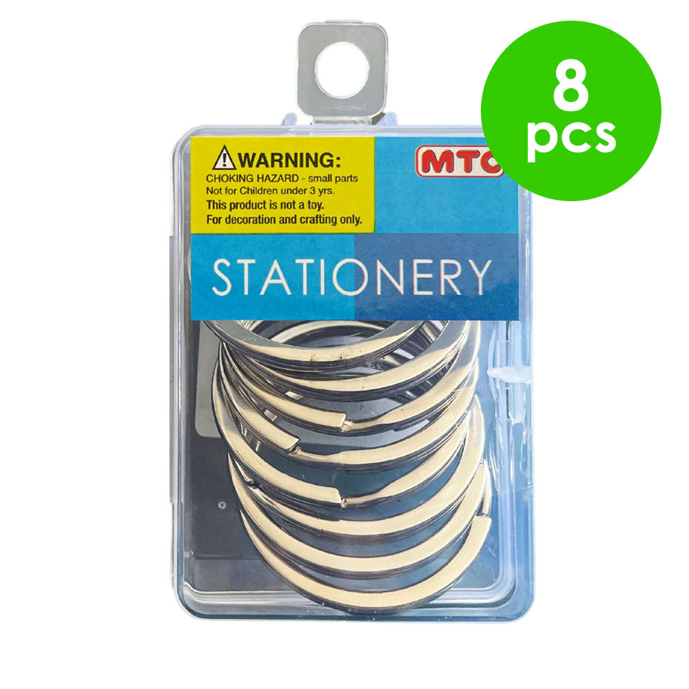 8 Pcs. 3.8 Cm Split Key Rings (24 Packs)
