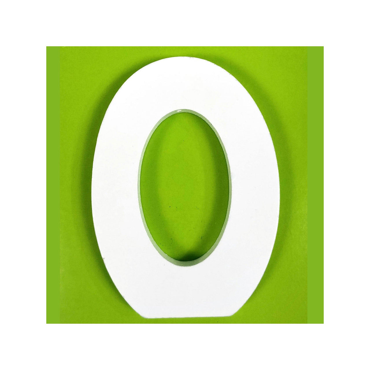 11 cm White Wood Shape - #0 (24 Packs)