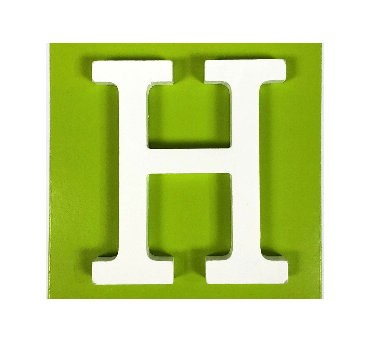 11 cm White Wood Shape - H (24 Packs)