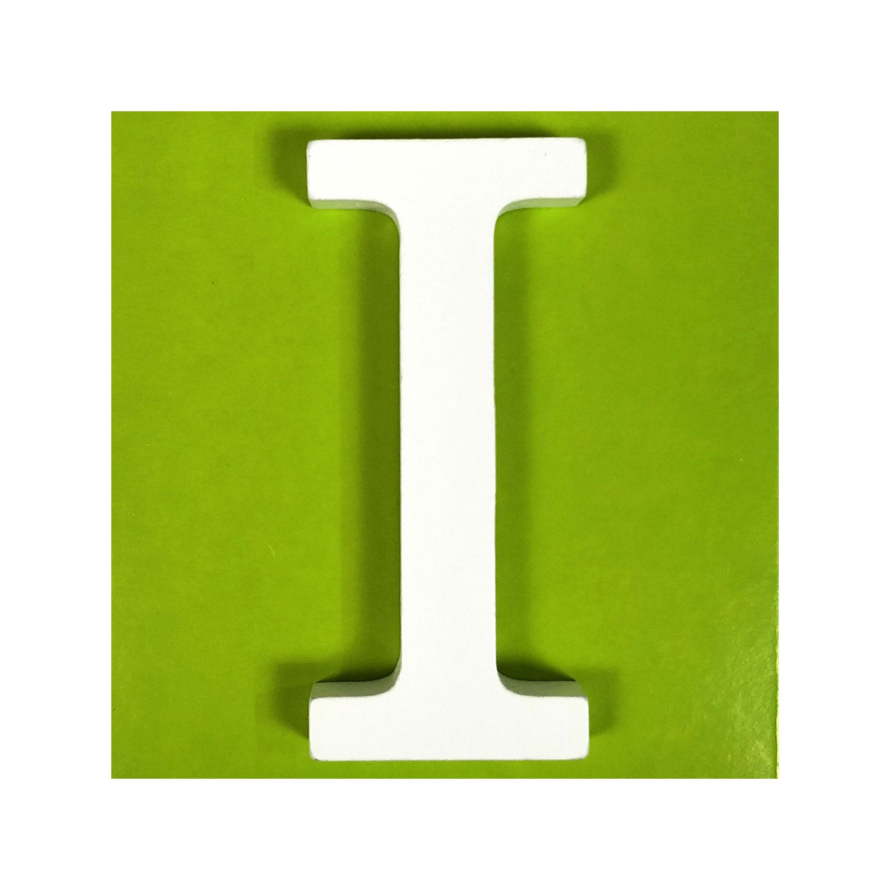 11 cm White Wood Shape - I (24 Packs)