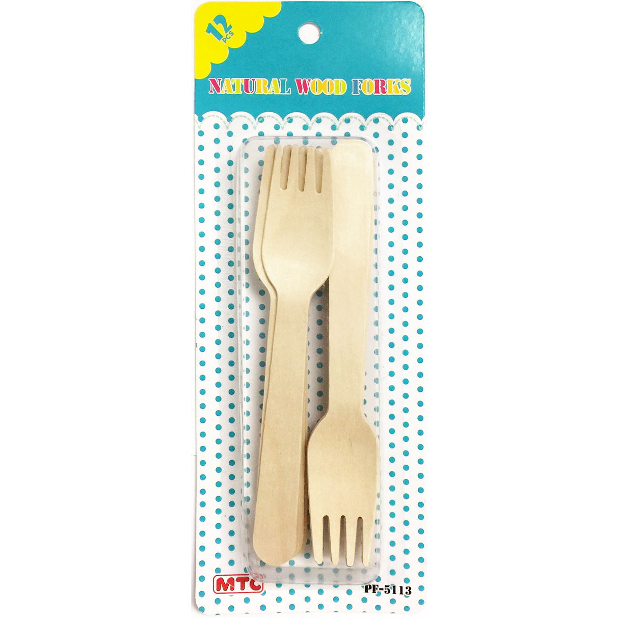 12 Pcs.  Bamboo Forks (24 Packs)