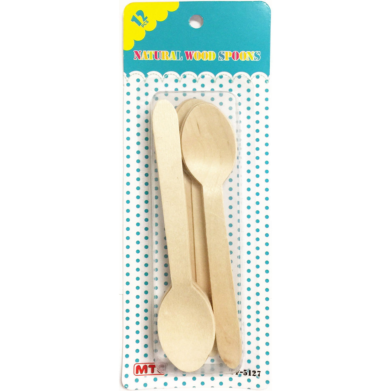 12 Pcs.  Bamboo Spoons (24 Packs)