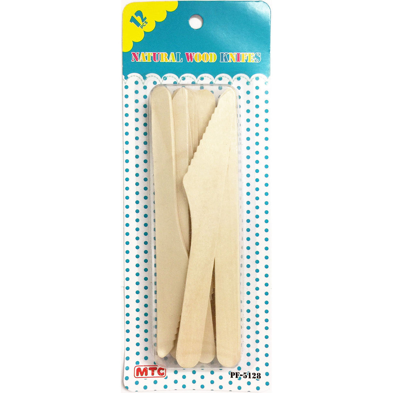 12 Pcs.  Bamboo Knives (24 Packs)