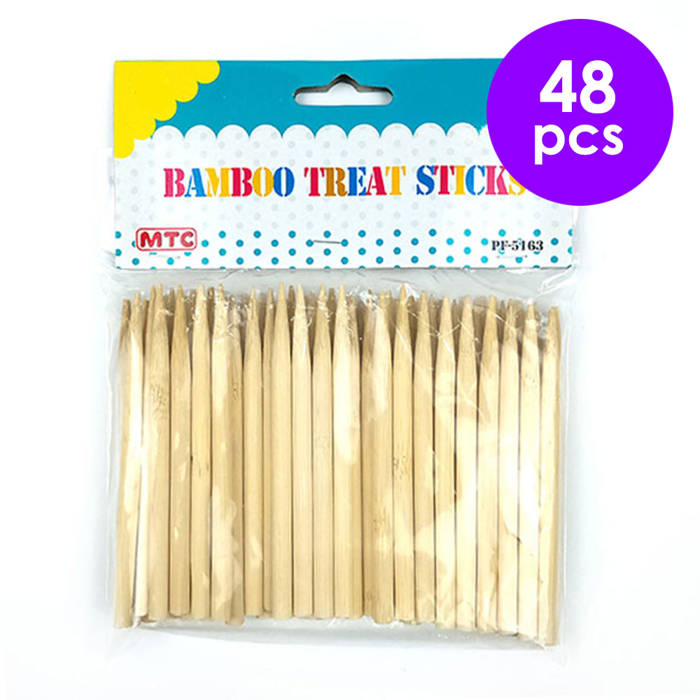 48 Pcs. Bamboo Treat Sticks (24 Packs)