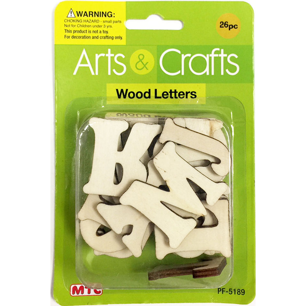 26 Pcs. Wood Letters (24 Packs)