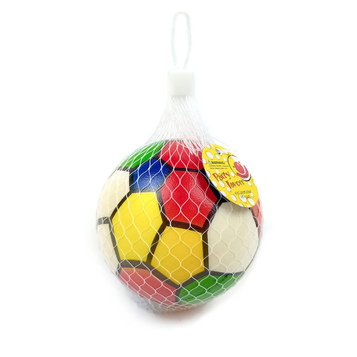 4" Colorful Scoccer Ball (24 Packs)
