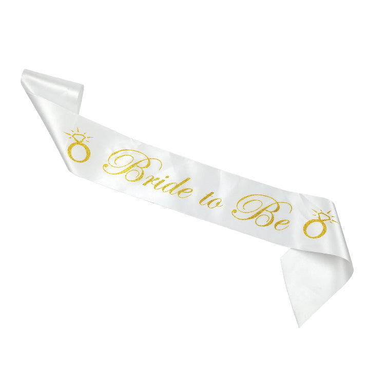 Bride To Be Glittered Sash (24 Packs)