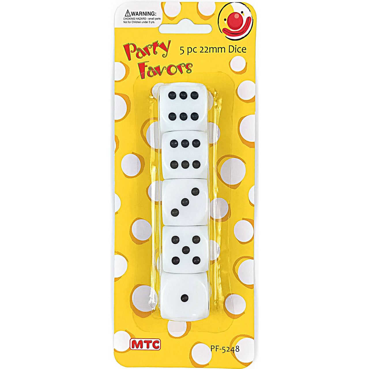 5 Pcs.  22 mm Dices (24 Packs)