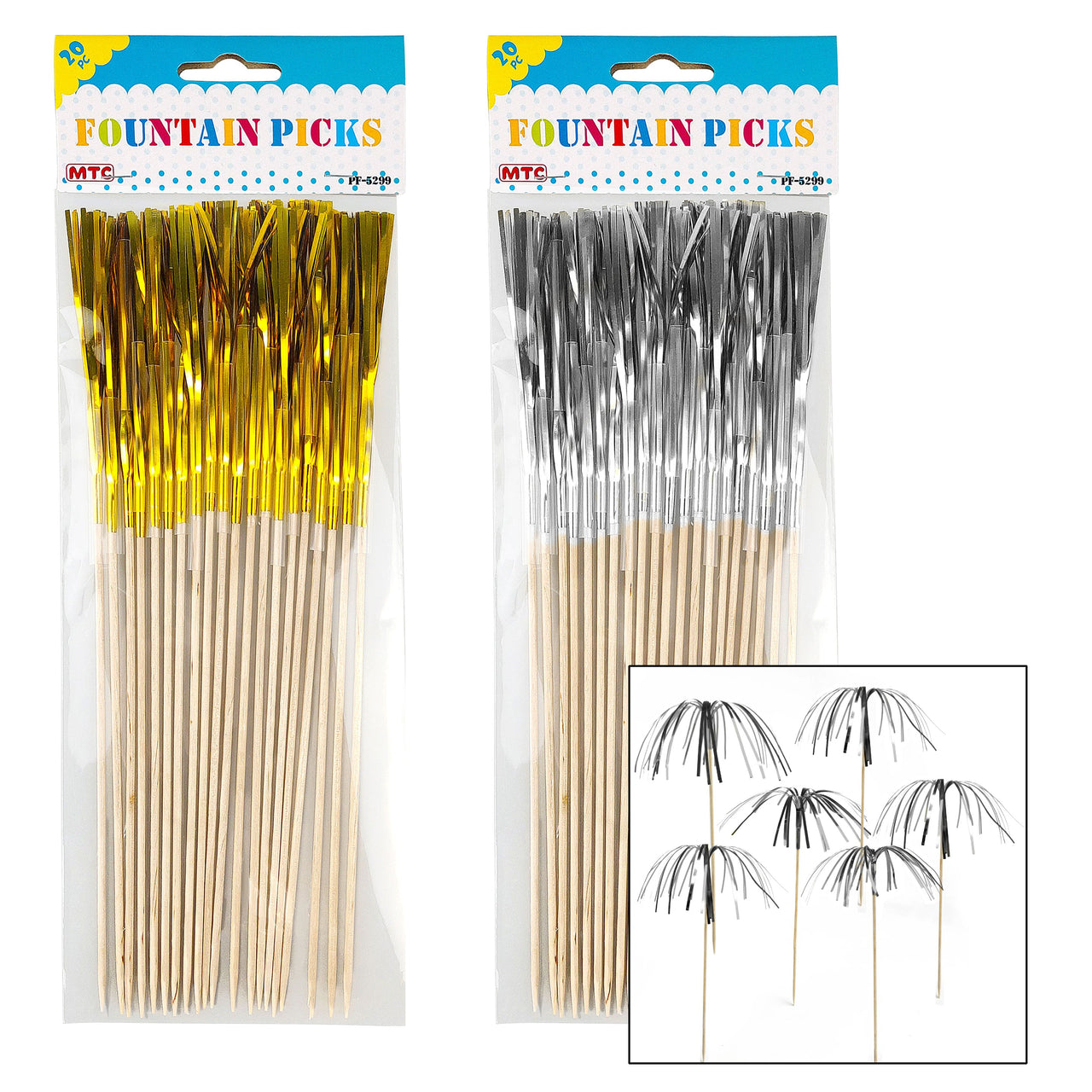 20 Pcs. 15 cm Fountain Picks (24 Packs)