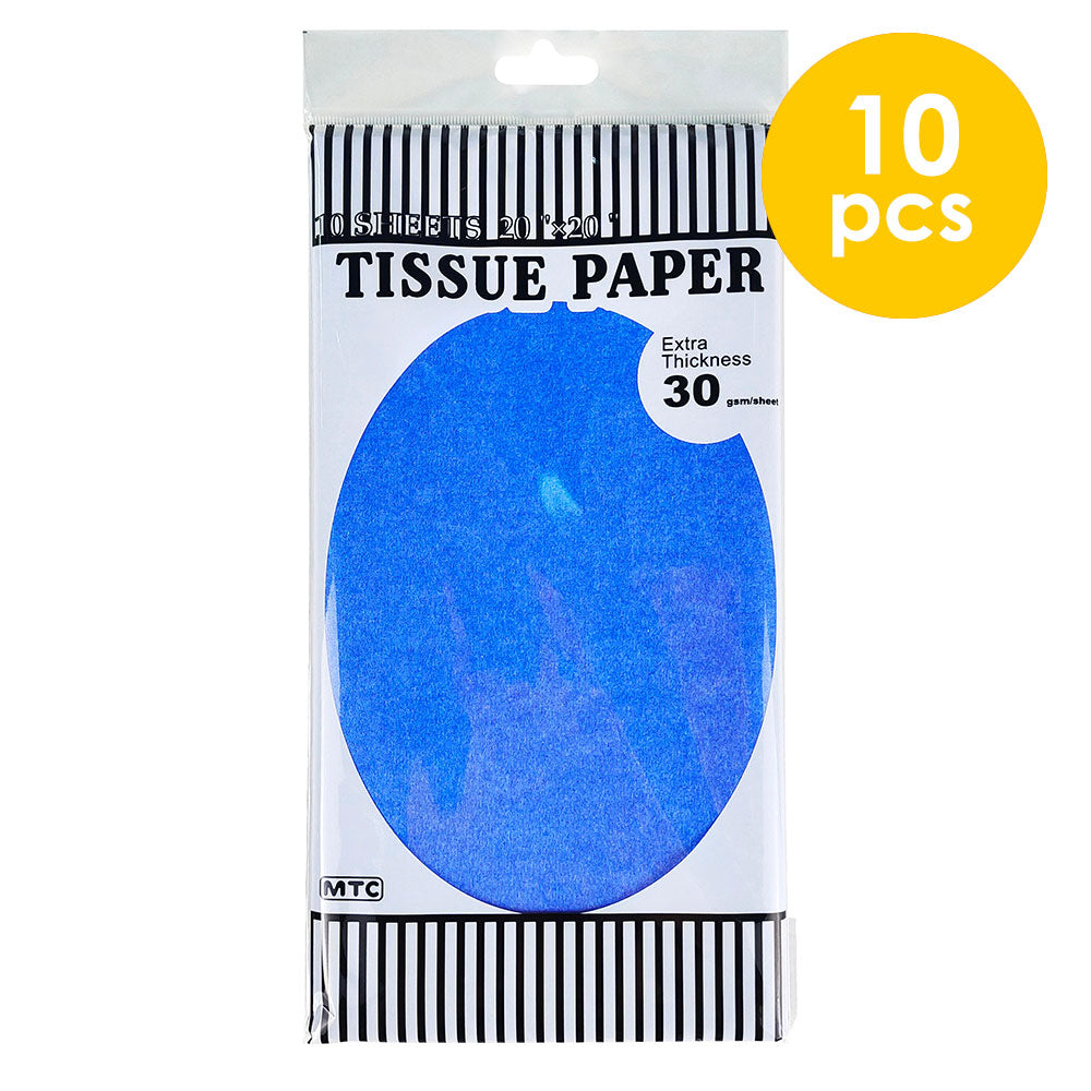 10 Pcs. 20"x20" Tissue Paper-Royal Blue (24 Packs)