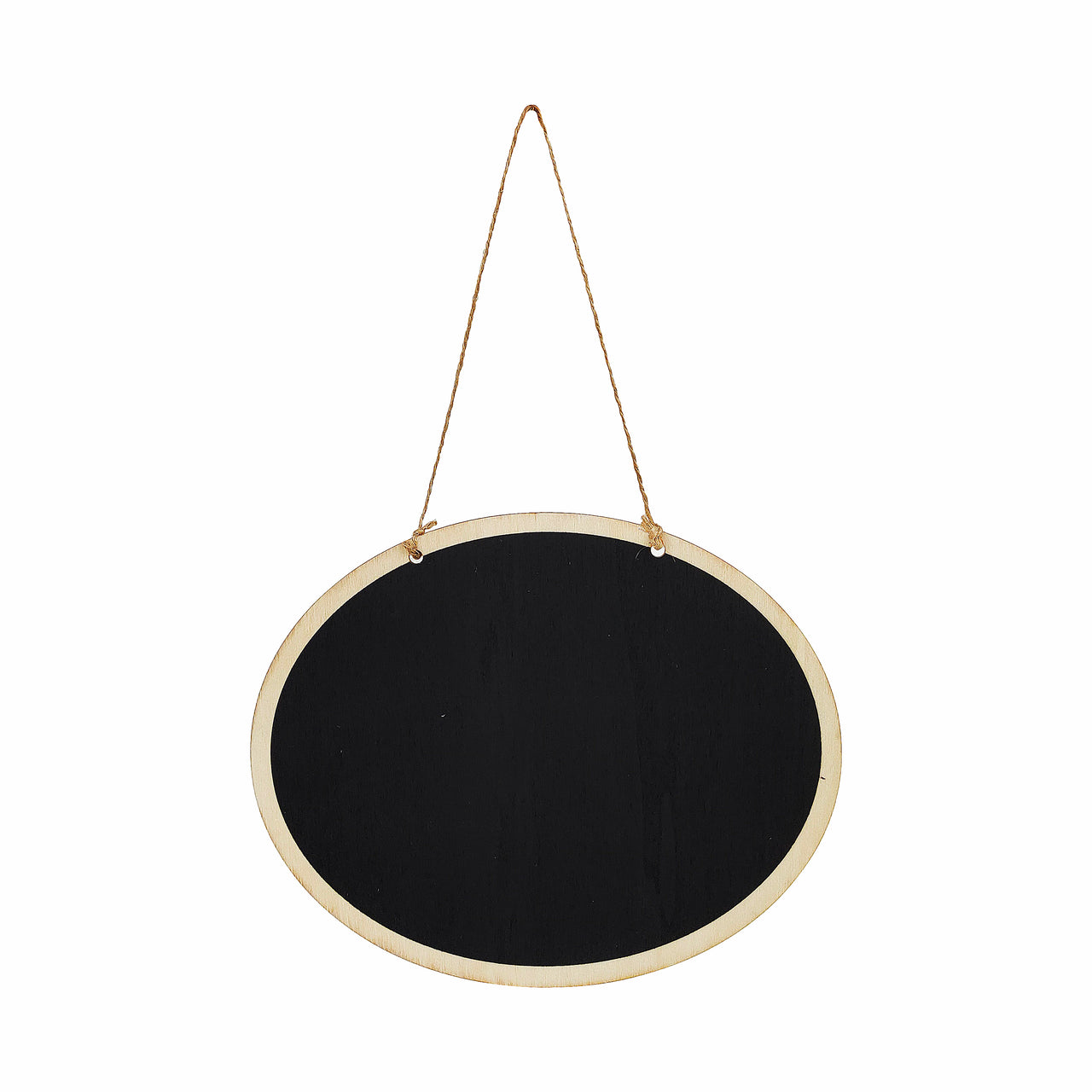 18x22 cm Oval Wood Hanging Board (24 Packs)