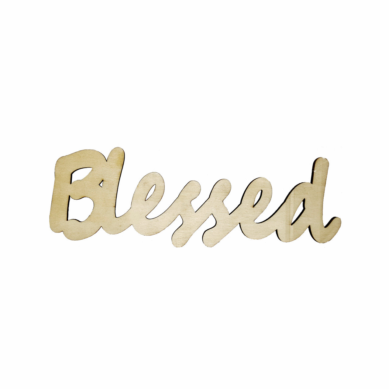 Wooden Word - Blessed (24 Packs)