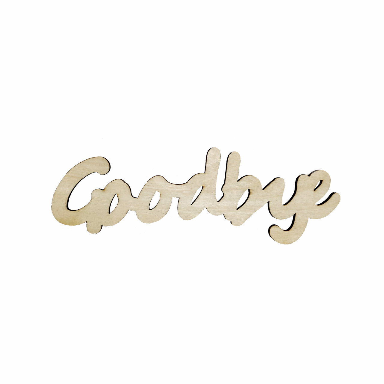 Wooden Word - Goodbye (24 Packs)
