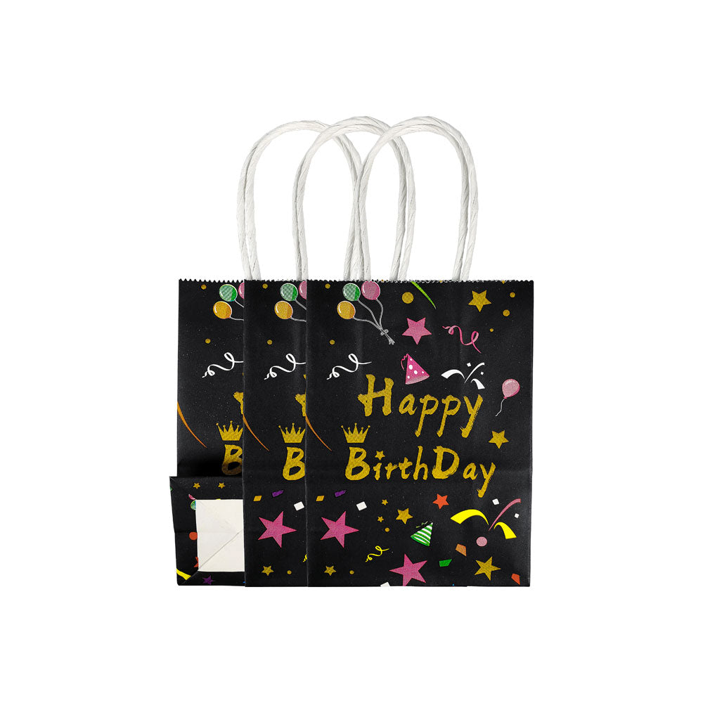 3 Pcs. Birthday Celebration Kraft Bag - Small (24 Packs)