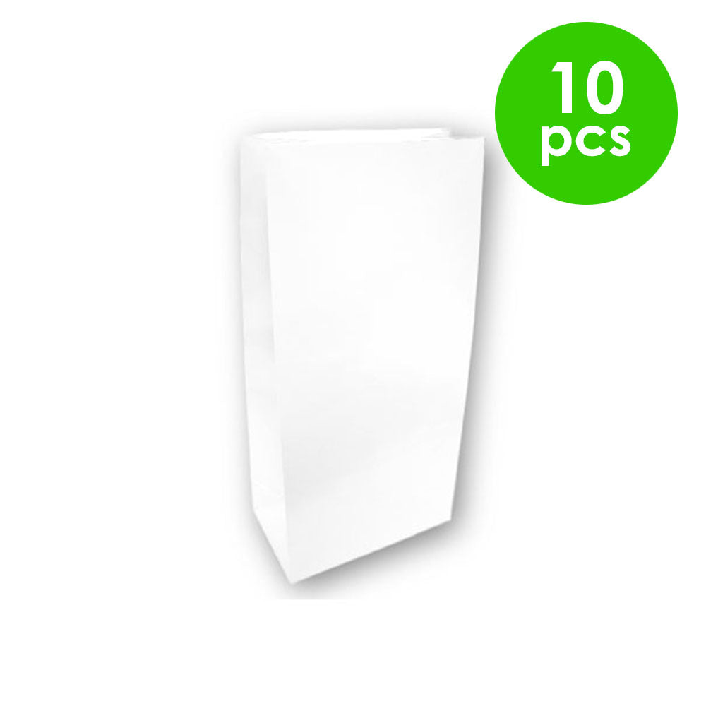 10 Pcs. Small Paper Treat Bag-White (24 Packs)